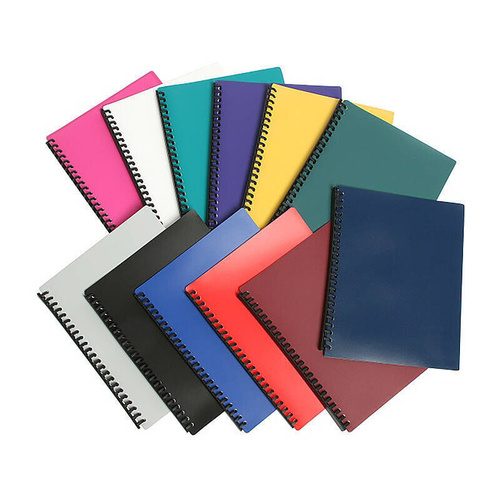 Marbig A4 Display Book Refillable Pockets 40 Page ASSORTED COLOURS 12 Pack - 2007499