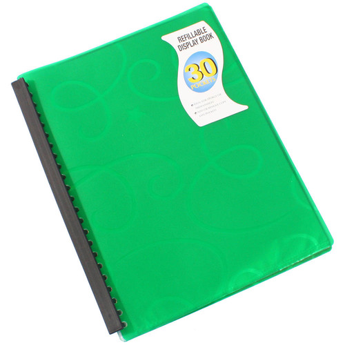 Beautone A4 Display Book Jewel Twin 30 Page - Green