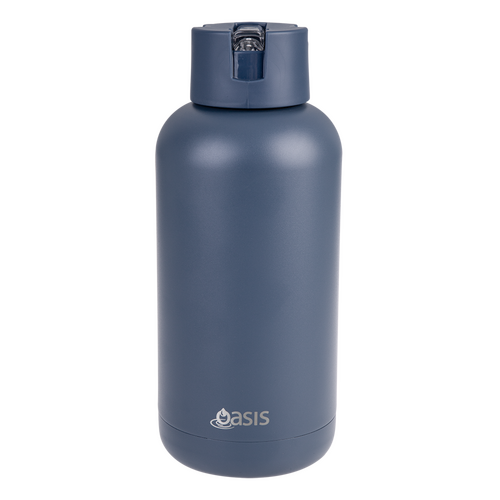 Oasis Ceramic Lined Stainless Steel Triple Wall Insulated "MODA" Drink Bottle 1.5L - Navy