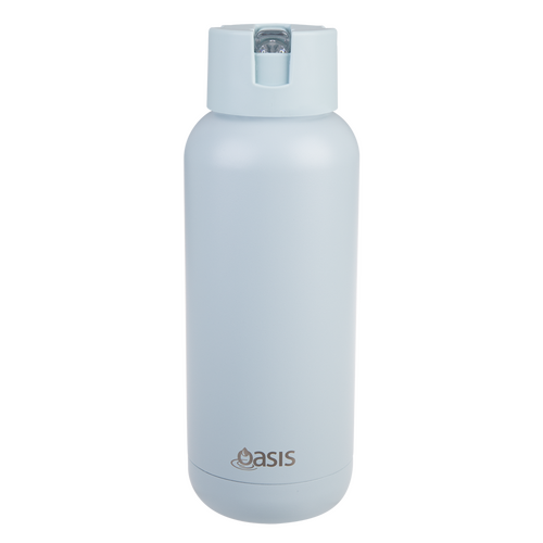 Oasis Ceramic Lined Stainless Steel Triple Wall Insulated "MODA" Drink Bottle 1L - Sea Mist