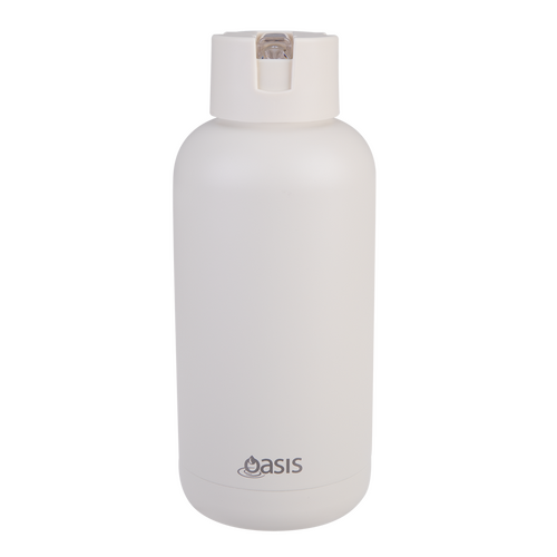 Oasis Ceramic Lined Stainless Steel Triple Wall Insulated "MODA" Drink Bottle 1.5L - Cream