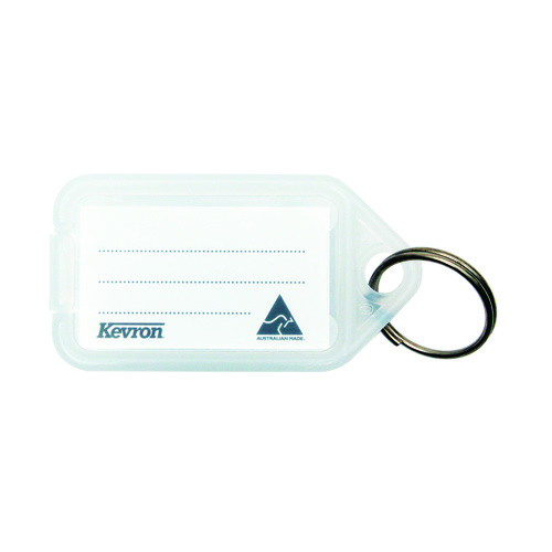 Kevron Key Tags Giant 25 Pack - Clear
