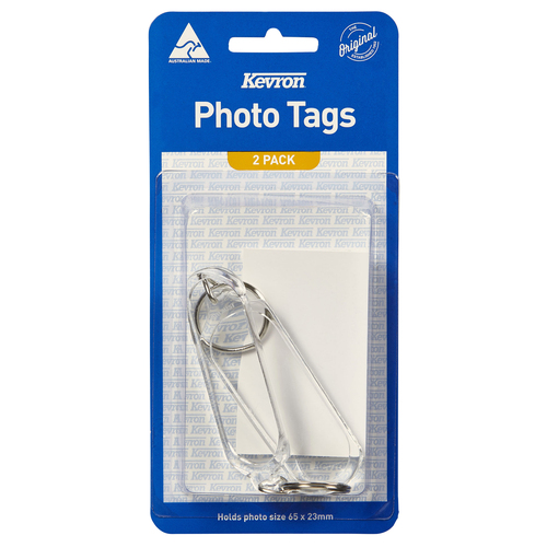 Kevron Photo Tags Oblong - 2 Pack