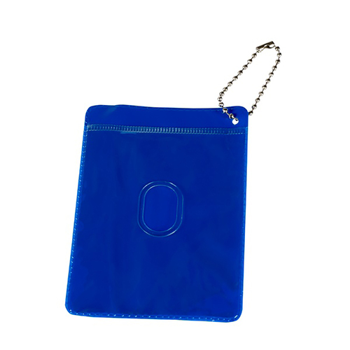 Rexel Two Pocket ID Pass Holder 70x100mm Blue 12 Pack - 99600