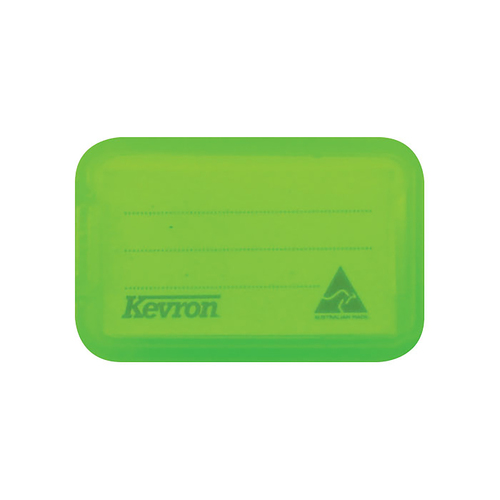 Kevron ID30 Key Tags Fluro Green - 10 Pack