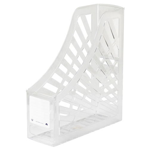 Italplast Magazine Holder Stand, Storage - Clear