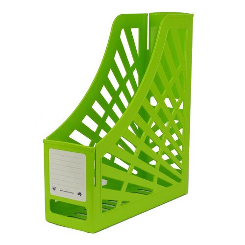 Italplast Magazine Holder Stand, Storage - Lime
