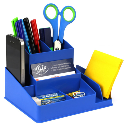 Italplast Desk Organiser - Blue