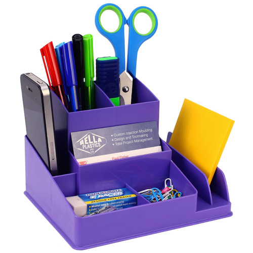 Italplast Desk Organiser - Purple