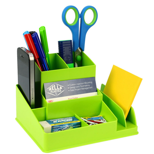 Italplast Desk Organiser - Lime