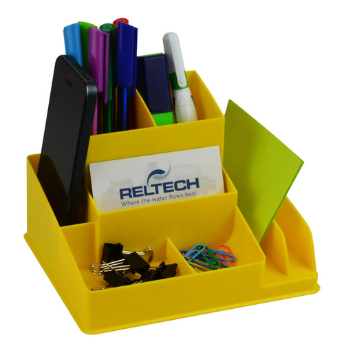 Italplast Desk Organiser - Yellow