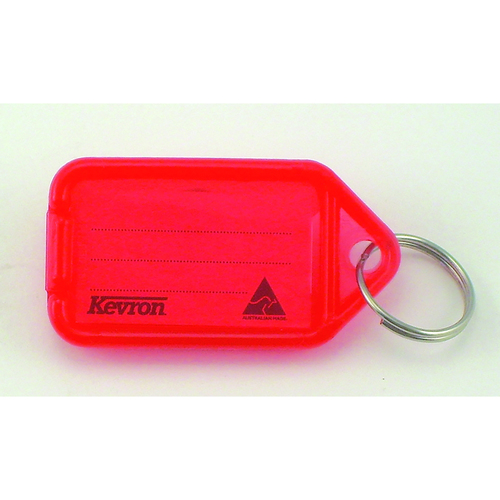 Kevron ID5 Key Tags Red - 10 Pack