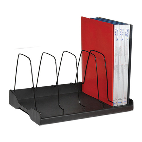 Arnos Book Rack, Magazine Rack Eco-Tidy Adjustable - Black