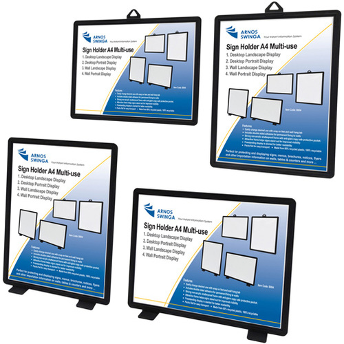 Arnos Swinga Sign Holder A4 Multi-Use