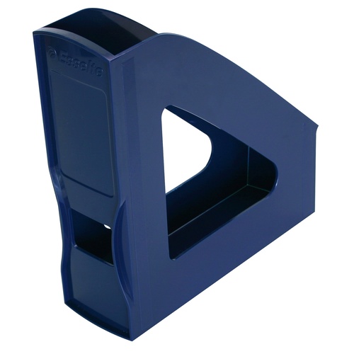 Esselte Nouveau Magazine Box, Holder Stand, Storage - Blue