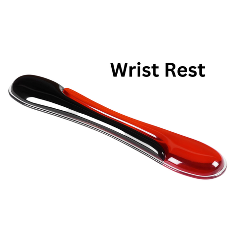Kensington Gel Series Wrist Rest For Keyboards Red/Black - 62398