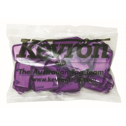 Kevron ID30 Key Tags Lilac - 25 Pack