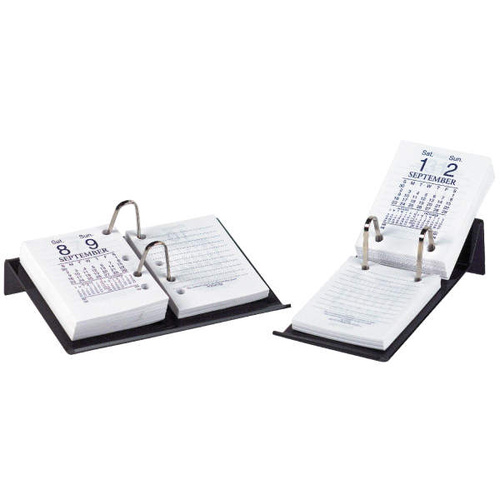 Marbig Acrylic Calendar Stand Charcoal - Top Opening 
