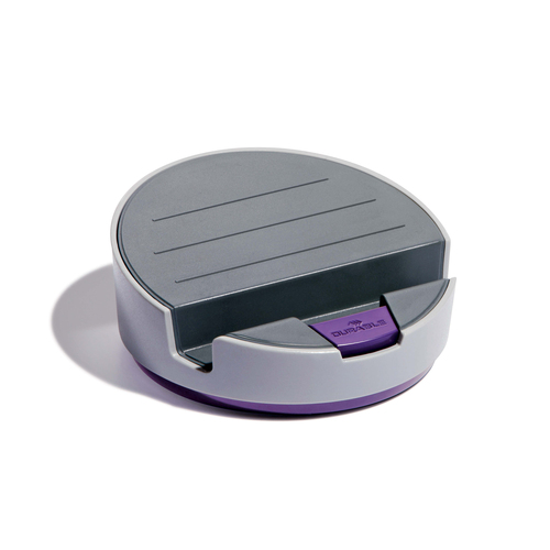 Durable Varicolor Smart Office Tablet Base - Grey/Purple