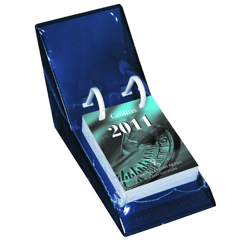 Collins Desk Calendar Stand Acrylic - Top Opening