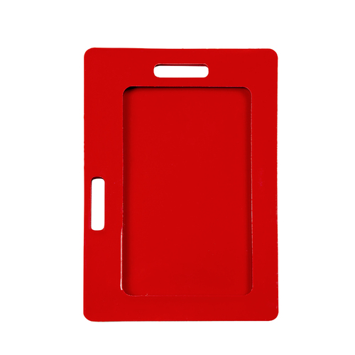 Rexel Soft Touch ID Card Holder 12 Pack Red - 9856003