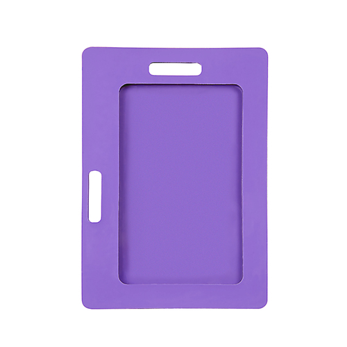 Rexel Soft Touch ID Card Holder 12 Pack Purple - 9856019