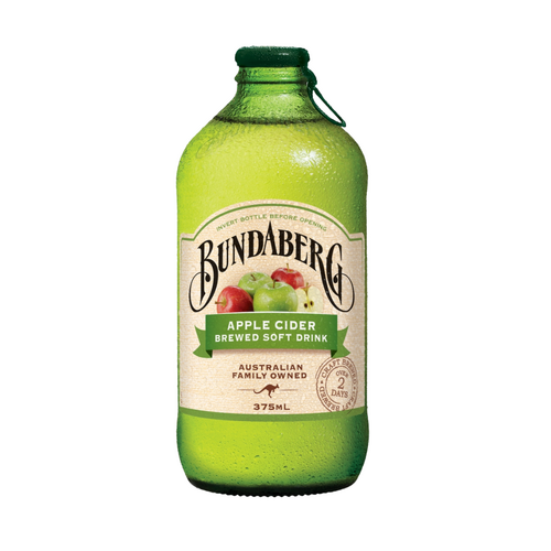 Bundaberg Apple Cider Bottled Drink 375mL  - 12 Pack