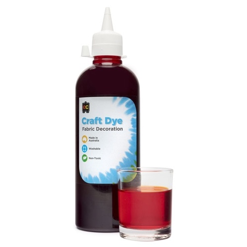 Educational Colours Craft Dye 500ml - Red