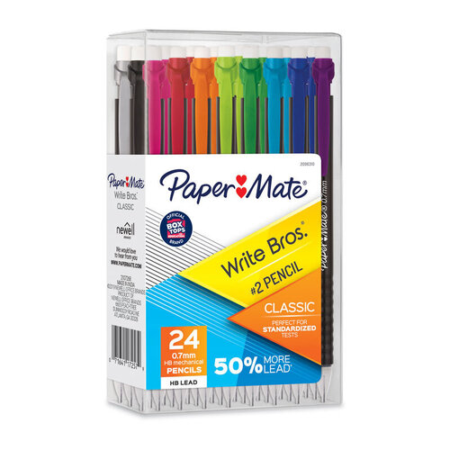 Papermate Write Bros Mechanical Pencil 0.7mm PM2096310 - 24 Pack