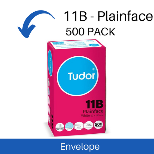 Envelope Tudor 11B Peel/Seal Secretive Plain face 90 x 145mm 500 Pack - White
