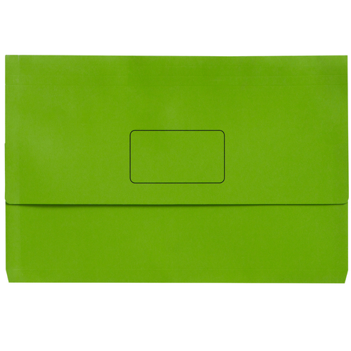 Marbig A3 Slimpick Document Wallet File Folder - Green