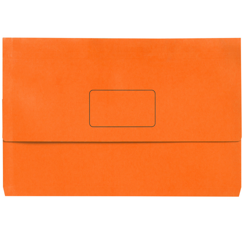 Marbig A3 Slimpick Document Wallet File Folder - Orange