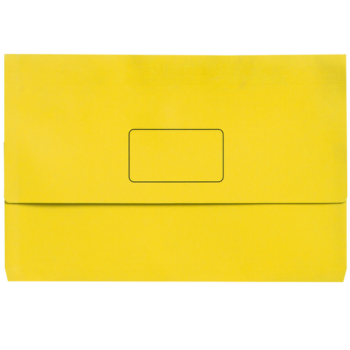 Marbig A3 Slimpick Document Wallet File Folder - Yellow