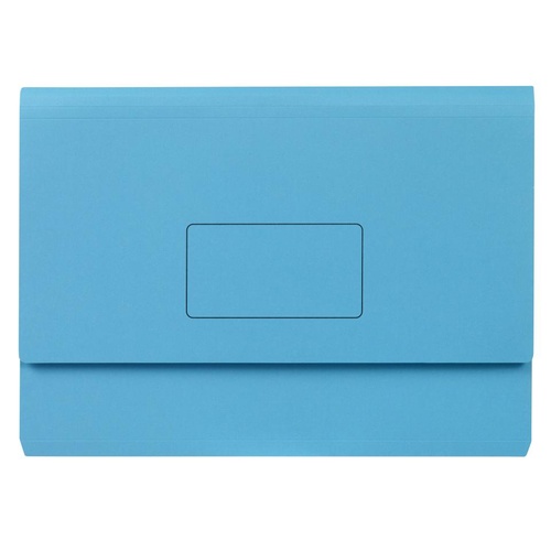 Marbig A3 Slimpick Document Wallet File Folder - Blue