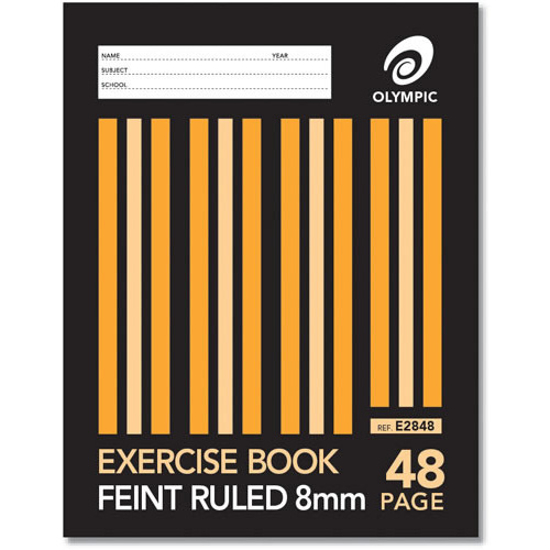 Olympic Feint Ruled Exercise Book 48 Page