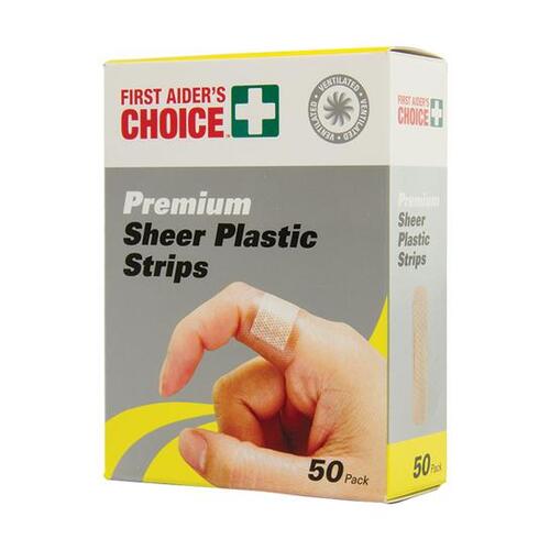 Trafalgar Premium Adhesive Plastic Strips - 50 Pack