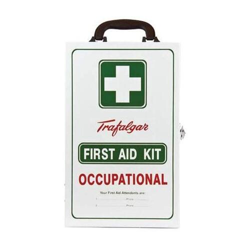 Trafalgar National Workplace First Aid Kits - Wall Mount Metal Case