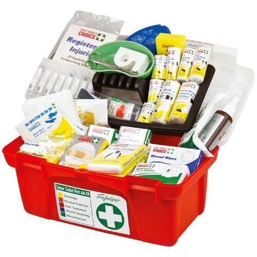 Trafalgar National Workplace First Aid Kits - Portable Hard Case