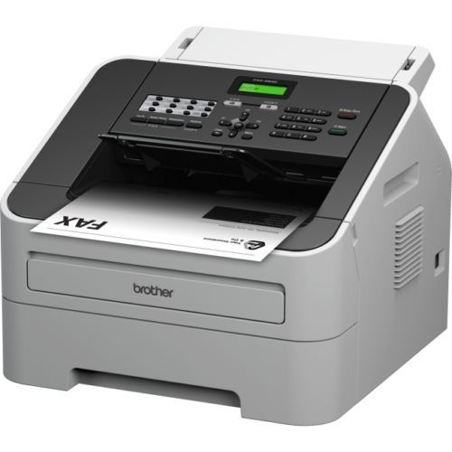 Brother Fax Machine Mono Laser Fax Grey FAX-2840 Fax Machines Phone Fax