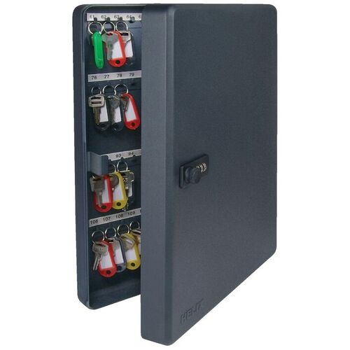 Helix Key Cabinet 320W x 420D x 335H mm 100 Key Capacity 521111 - Black