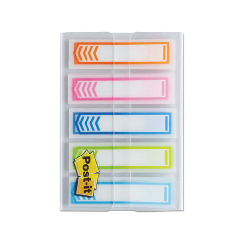 Post-It Writable Flags Arrow 12mm Assorted Colours 684-SH-NOTE - 100 Pack