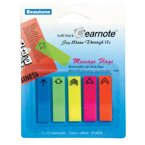 Beautone Stick On Arrows 12x42mm Symbol - Coloured