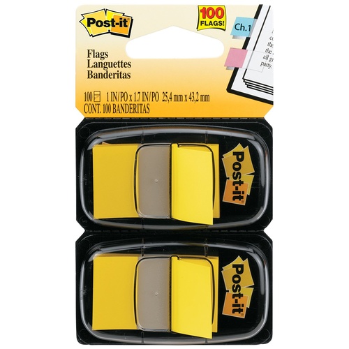 Post- It Flags 680-YW2 Twin Pack - Yellow