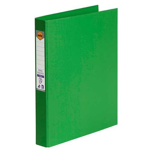 Marbig Binder Folder A4 4 D-Ring 25mm - Green