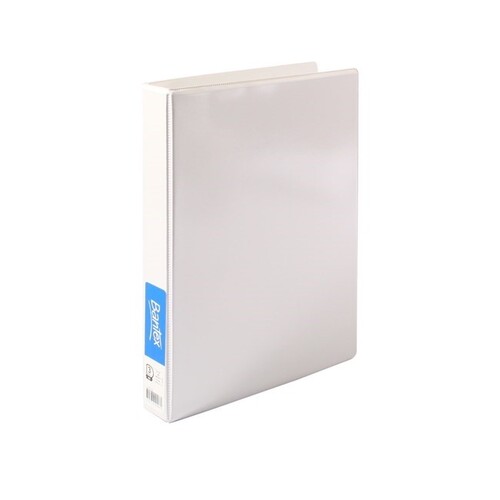 Bantex Insert Ring Binder Standard PP A4 3D Ring 25mm - White