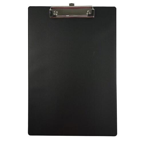 A4 Clipboard Clip Folder PVC 71391 - Black