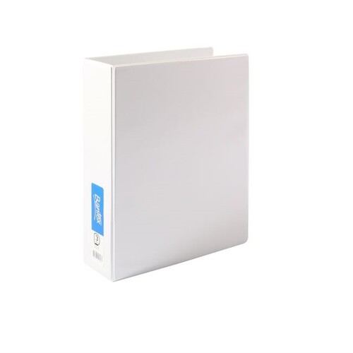 Bantex Insert Ring Binder Standard PP A4 3D Ring 50mm - White