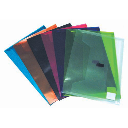 Colby Foolscap Pollywally Document Wallet/File Durable P327F 12 Pack - Assorted