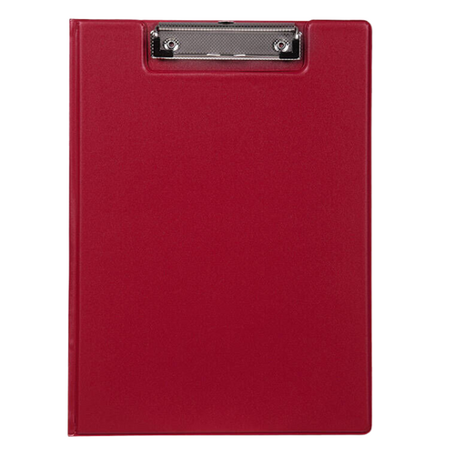 Marbig A4 Clipboard Clipfolder PVC Durable With Metal Clip 4300003 - RED