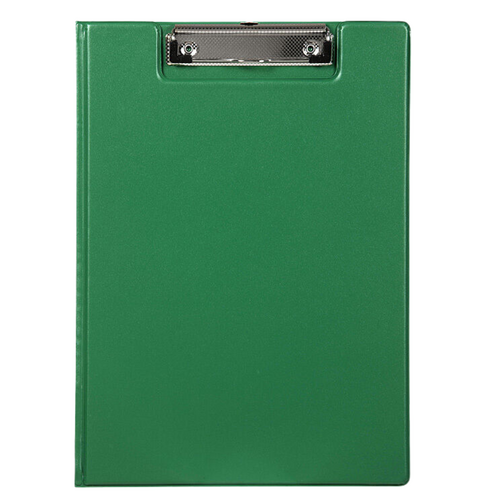 Marbig A4 Clipboard Clipfolder PVC Durable With Metal Clip 4300004 - GREEN